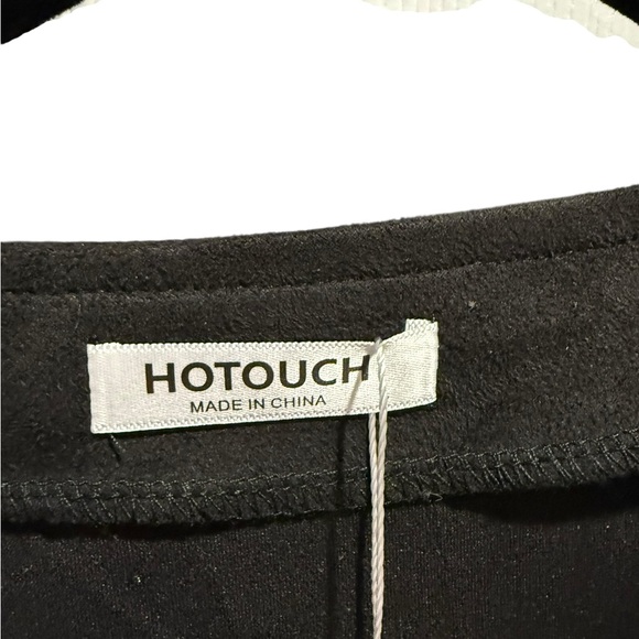 Black Fringe Vest by Hot Touch - Picture 3 of 7